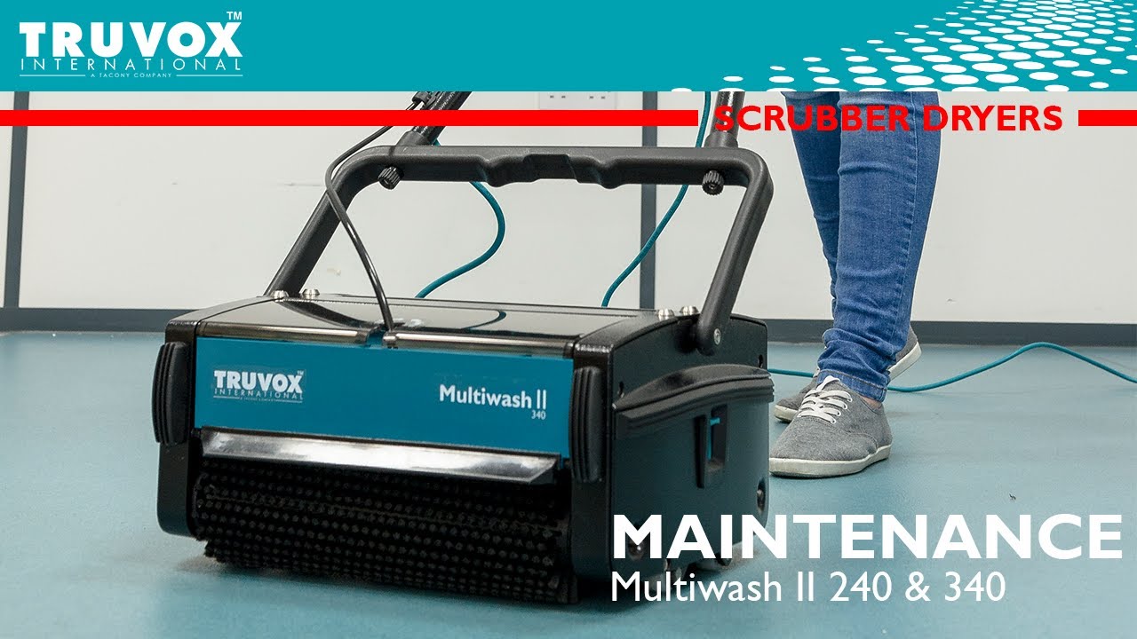 Daily Maintenance & Basic Troubleshooting for your Multiwash II 240 & 340 scrubber dryer