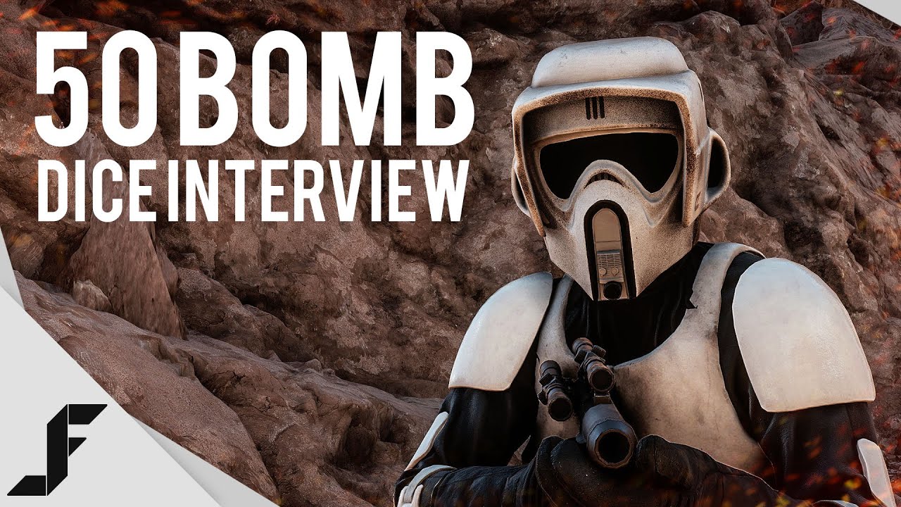 50 BOMB + DICE INTERVIEW - Star Wars Battlefront Beta