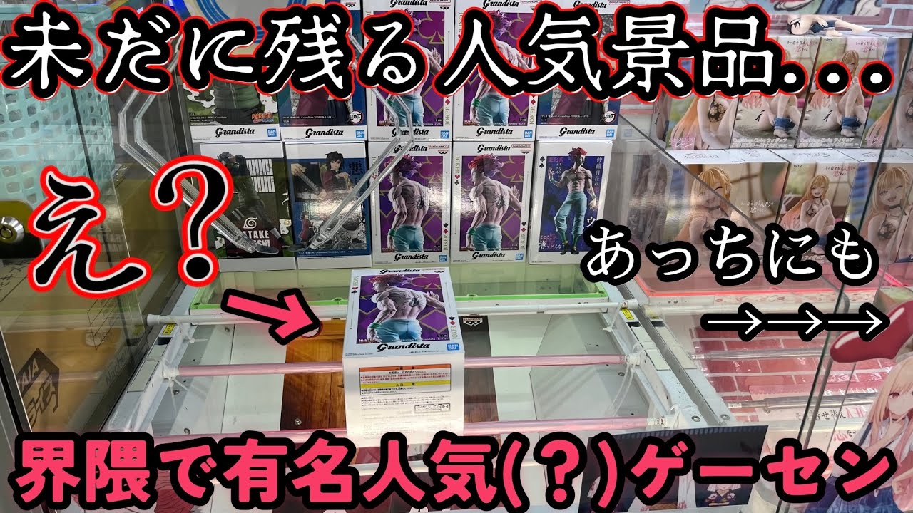 未だに残る人気景品がたくさんあるお店に逝ってみた結果【クレーンゲーム】