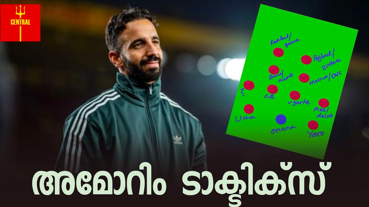 അമൊറിം ടാക്റ്റിക്സ്..!! Ruben Amorim Tactics Malayalam.
