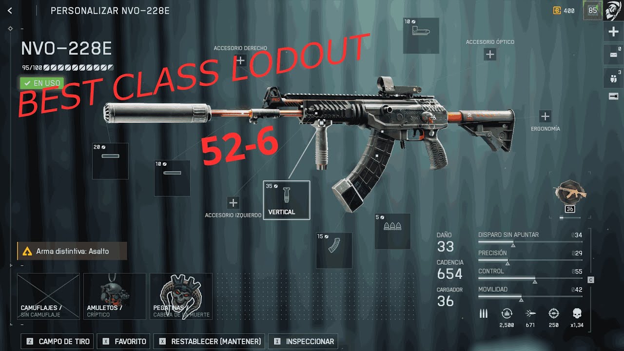 MEJOR CLASE DE LA NVO - BATTLEFIELD 6 - NO RECOIL - NO BLOOM