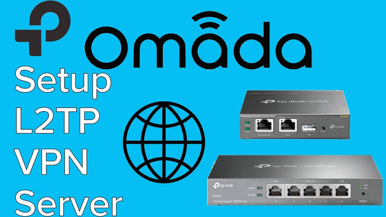 Как настроить L2TP VPN-сервер на маршрутизаторе TP-Link Omada ER605 с аппаратным контроллером OC200