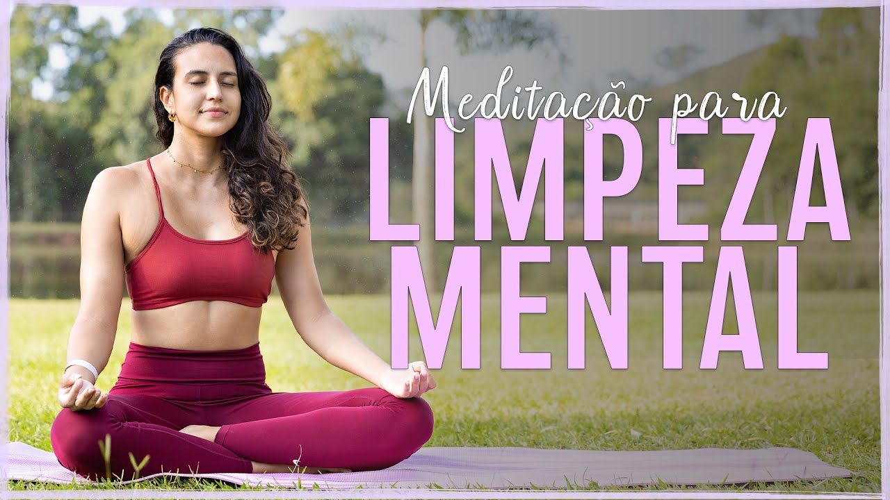 Meditação guiada para LIMPAR A MENTE  e ACALMAR PENSAMENTOS| Fernanda Yoga