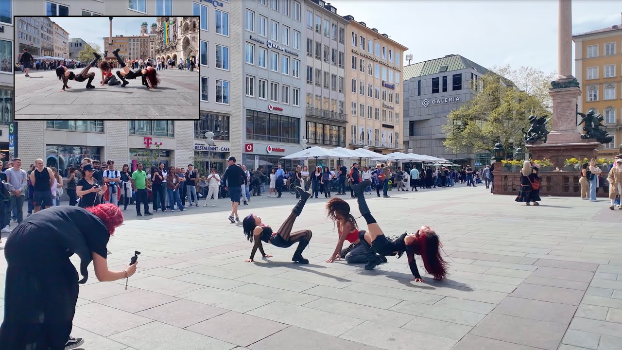 [DANCE IN PUBLIC | SIDE CAM] YEJI X GISELLE X JULIE 'Toxic' | Dance Cover by BTP | Germany