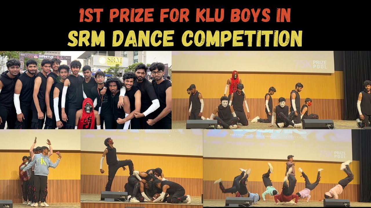 KLU Boys Group Dance in SRM CosmicBeats | 1st prize winners | HunterX Crew | Tere Pyaar Flower Dance