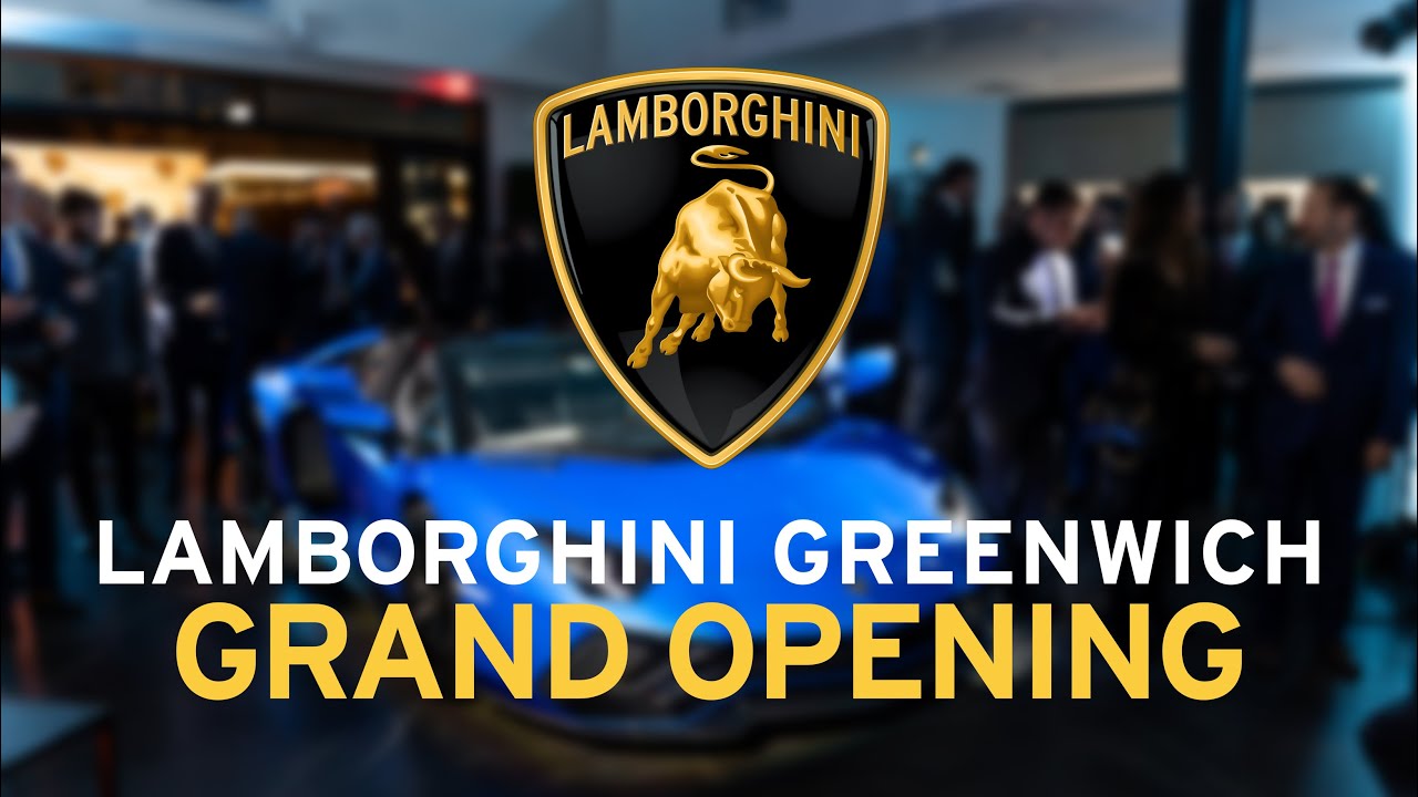 Lamborghini Greenwich Grand Opening