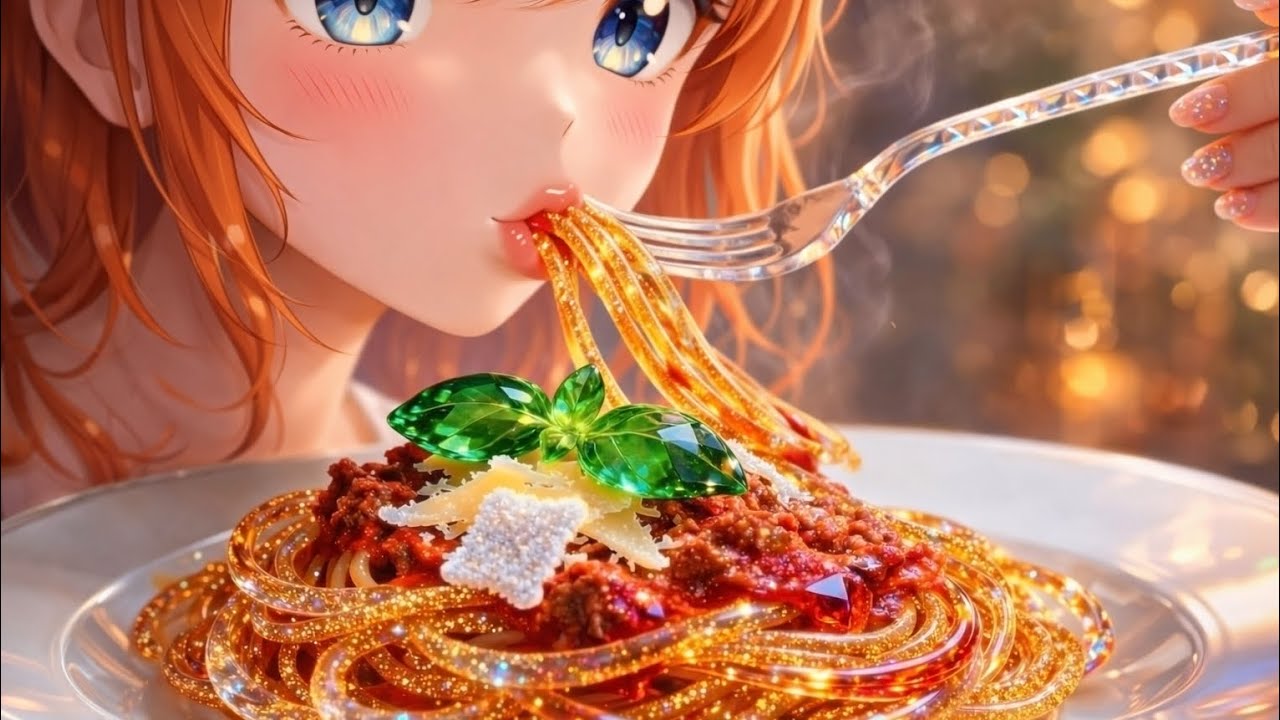 Spaghetti bolognese is known for being soft, warm, and comforting #asmr #asmrcooking #food 