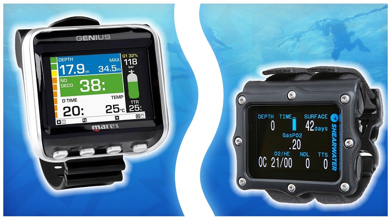 Сравнение — Mares Genius против Shearwater Perdix AI