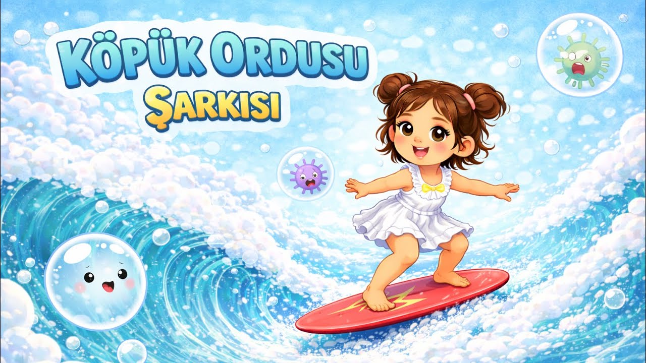 Köpük Ordusu 🫧🎶– El Yıkama Şarkısı | Eğitici ve Eğlenceli Çocuk Şarkısı