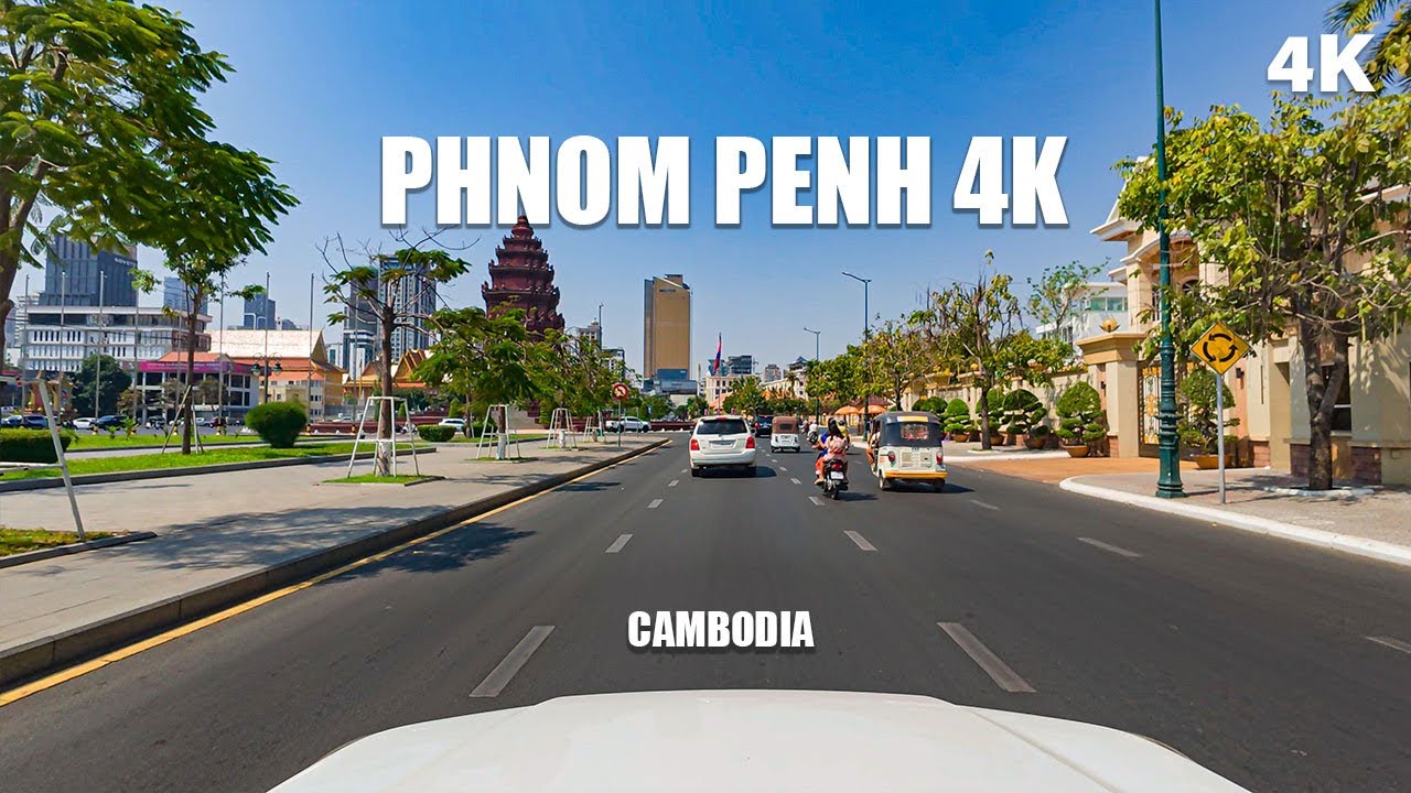 Phnom Penh City 4K - Sunday Morning in 2026 | CAMBODIA