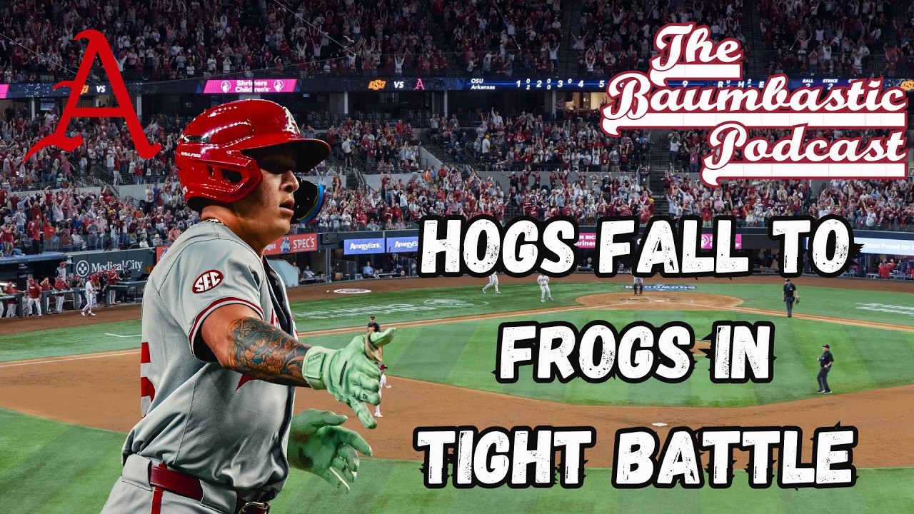 Арканзас проиграл напряженный матч против команды №10 TCU на стадионе Globe Life.