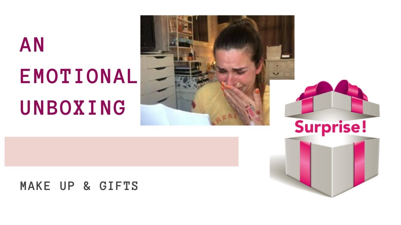 An emotional unboxing of loads of FAB makeup from a special friend