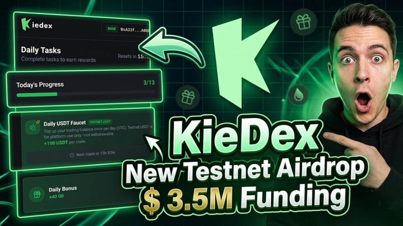KieDex Testnet Airdrop | 3.50M Funding | New Testnet Airdrop