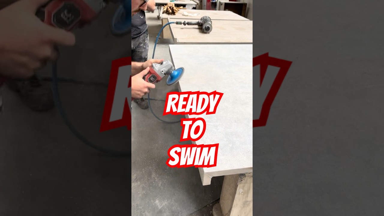 Transform Your Pool Edges: Ceramic Polishing Like a Pro! #swimmingpool #edges