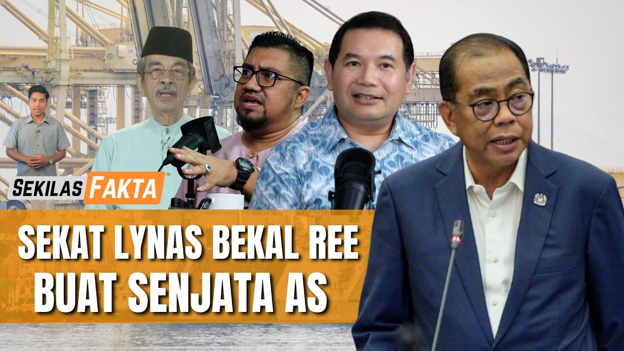 Kapal laut AS, Sekat Lynas bekal REE, Pengumuman 1 Syawal |SEKILAS FAKTA