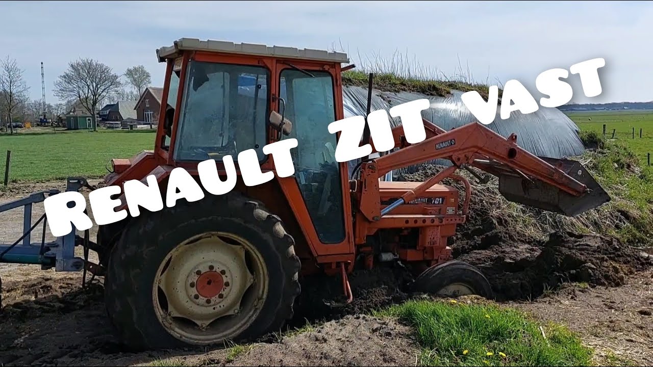 De Renault ZIT WEER VAST ☹️ | Boer Gerrit vlogt