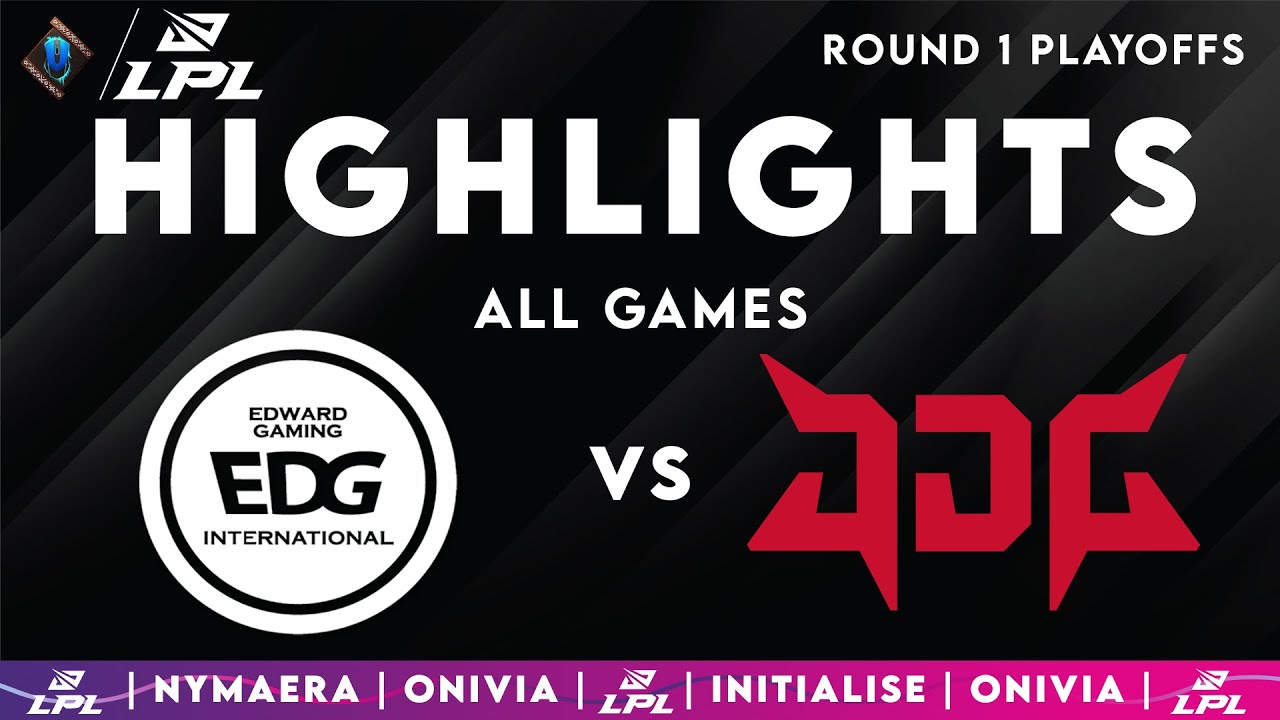 EDG vs JDG Highlights ALL GAMES | LPL Playoffs 2025 | EDward Gaming vs JD Gaming by Onivia