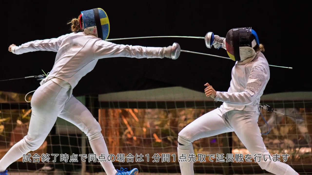 フェンシング競技ルール説明　〜 Fencing competition rule explanation