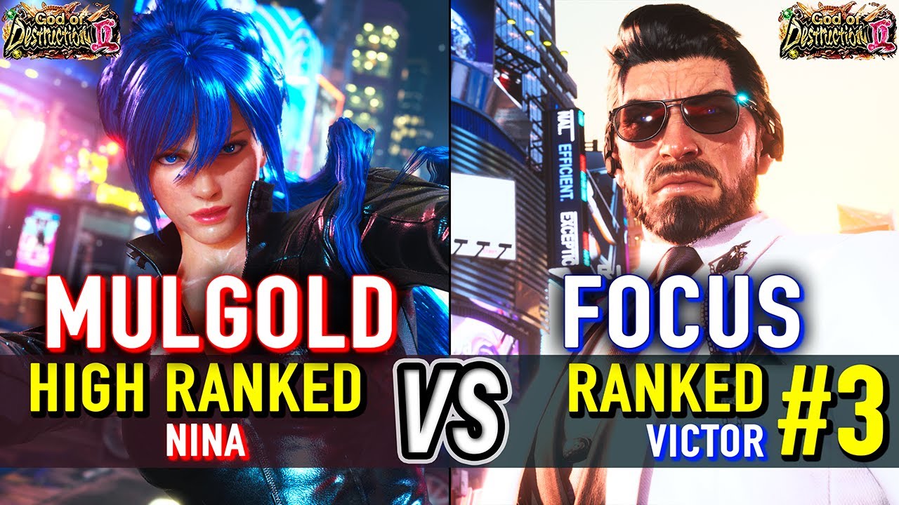 T8 🔥 MULGOLD (Nina) vs FOCUS (#3 Ranked Victor) 🔥 Tekken 8 High Level Gameplay