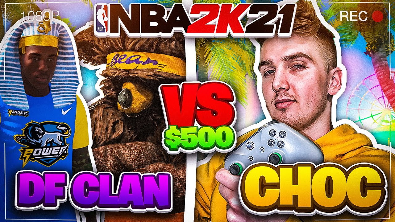 DF Clan challenged Choc to a $500 Wager (IT GOT INTENSE) - NBA 2K21