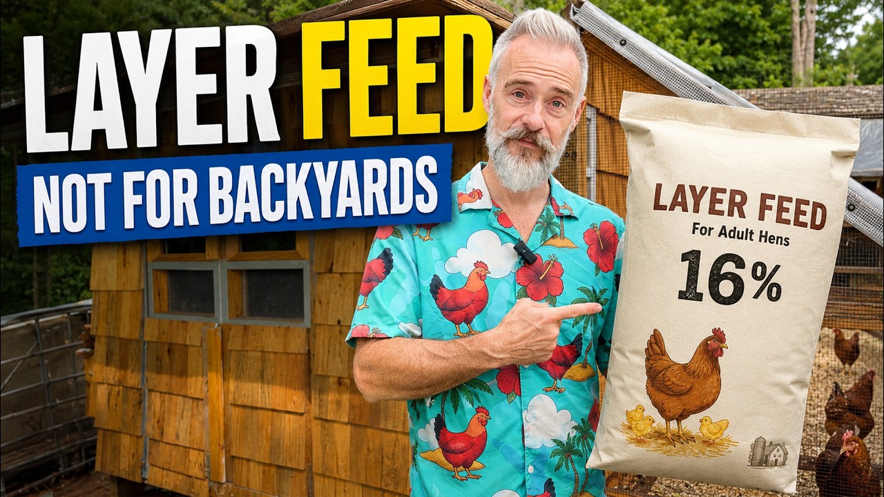 WHY Layer Feed Isn’t Made for Backyard Chickens!