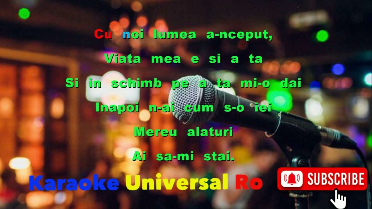 Eva Kiss   Puterea dragostei Karaoke Universal Ro