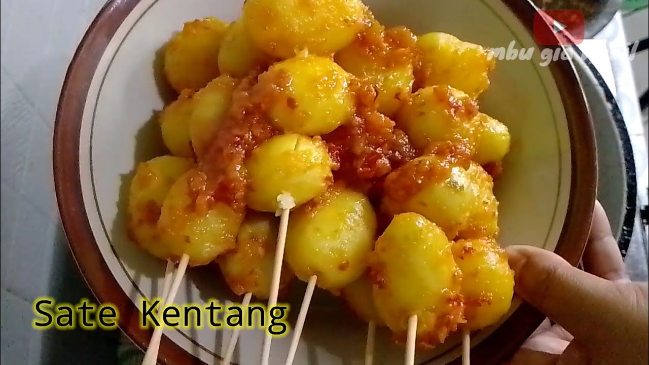 SATE KENTANG, resep mudah dan simple