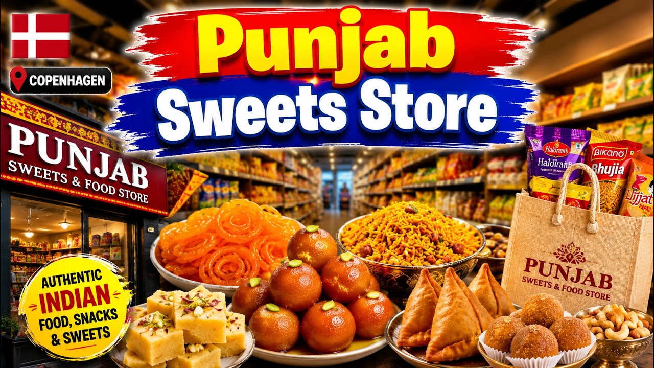 Punjab Sweets & Food Store | Authentic Indian Taste in Copenhagen 🇩🇰