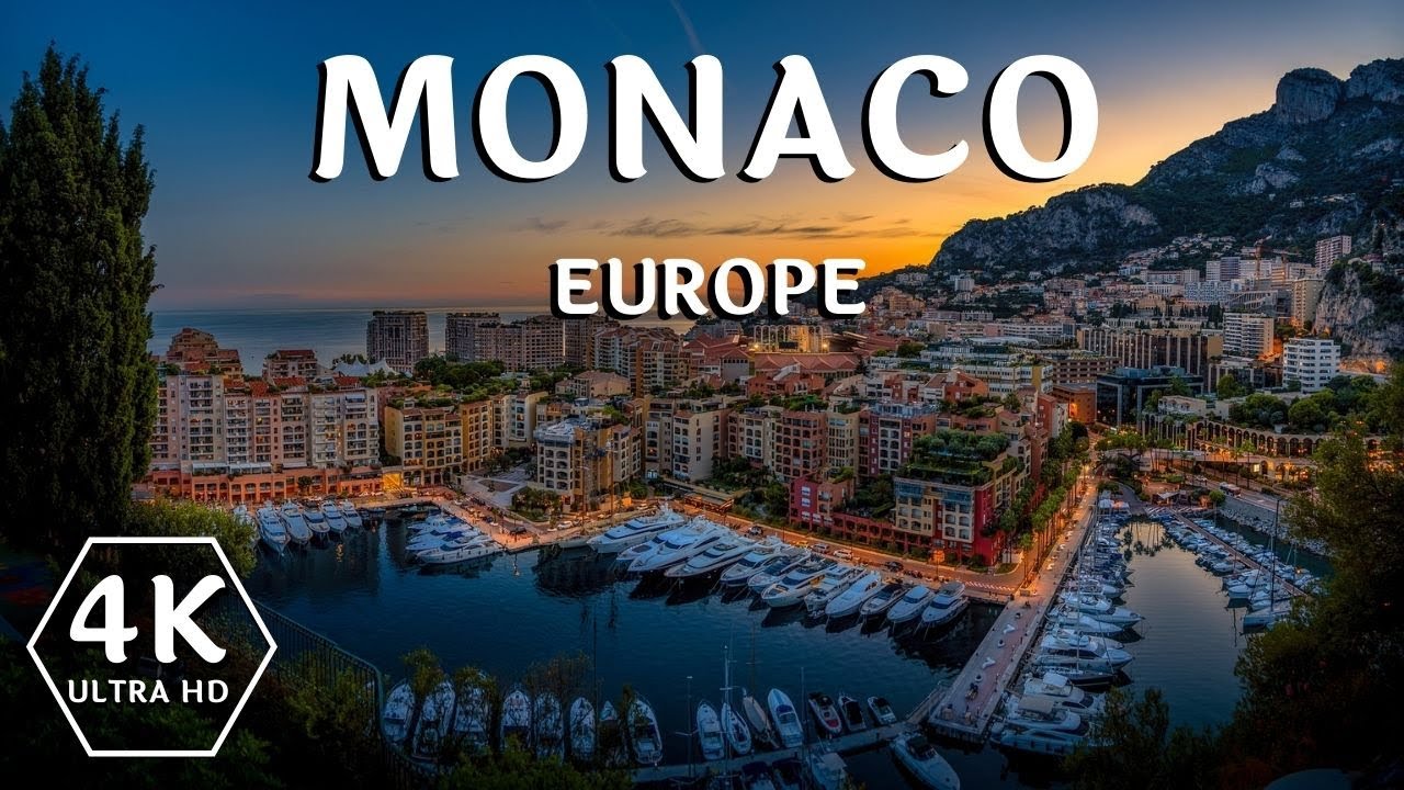 Monaco Country In Europe | Monaco Drone Footage | 4K UHD