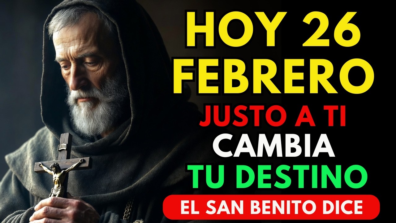 🚨 HOY 13 DE FEBRERO DE 2026, SE DEFINE TU MILAGRO | SAN BENITO ORDENA QUE ABRAS ESTO