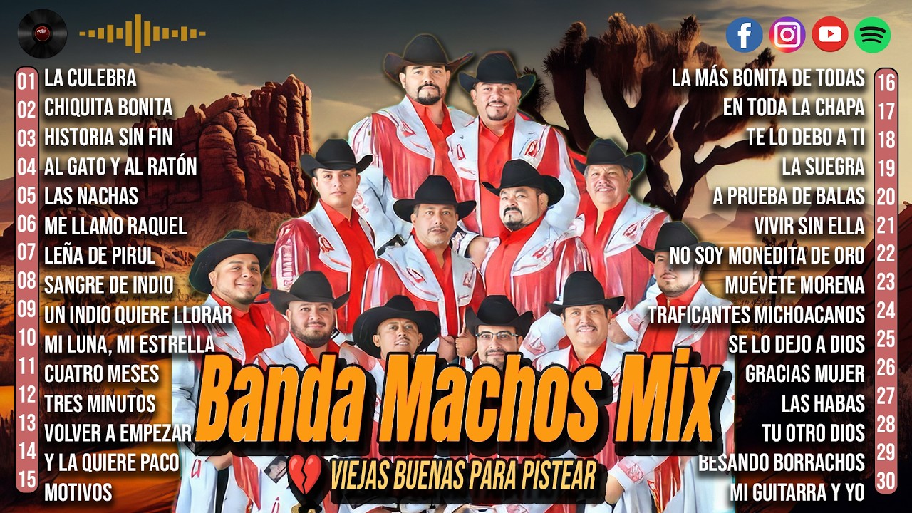 Banda Machos Mix 2026 🔥 Puros Corridos Para Pistear 🍺 Viejas Buenas