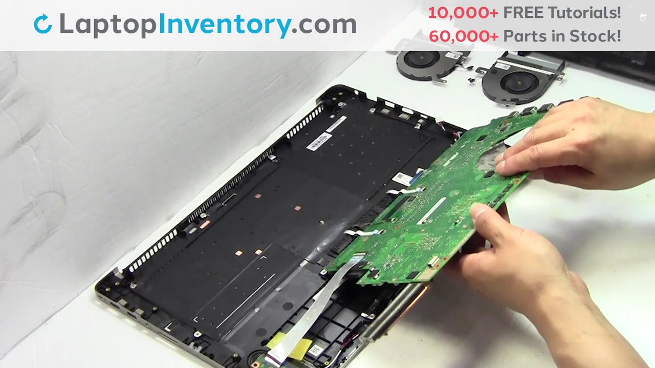 Asus VivoBook Pro N580V Full Open Disassembly Reassemble Repair Clean Remove Parts