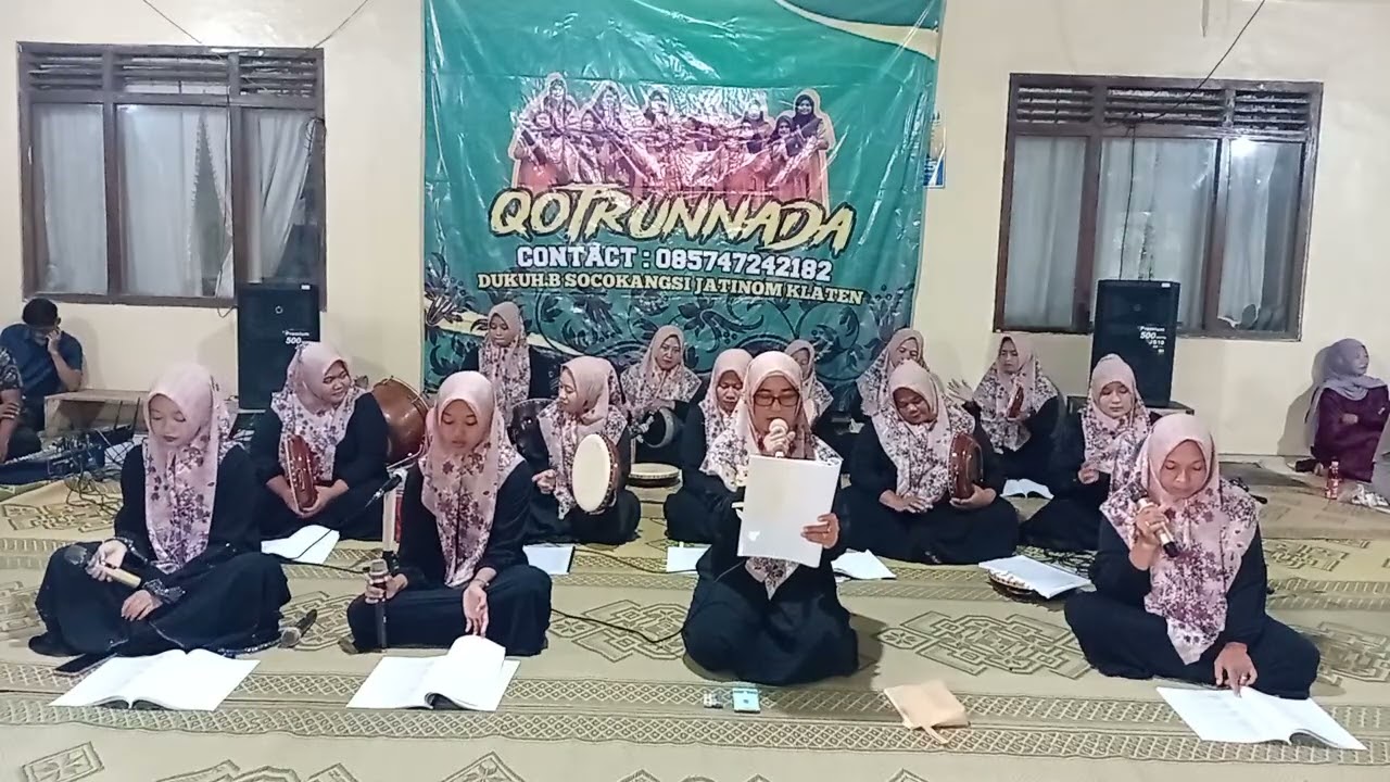 Natawassal Bil Chubabah, Qotrunnada Grup Hadroh, Jatinom Klaten