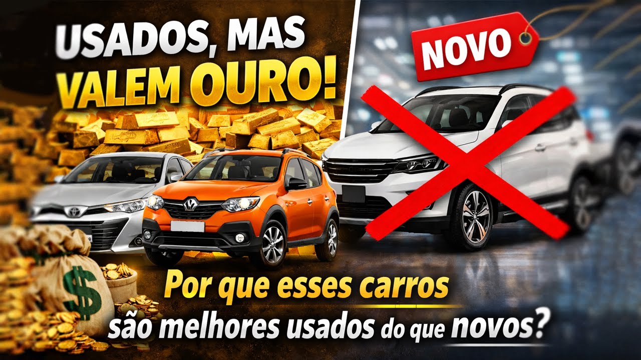 USADOS, MAS VALEM OURO! Por que esse carros são melhores usados do que novos?