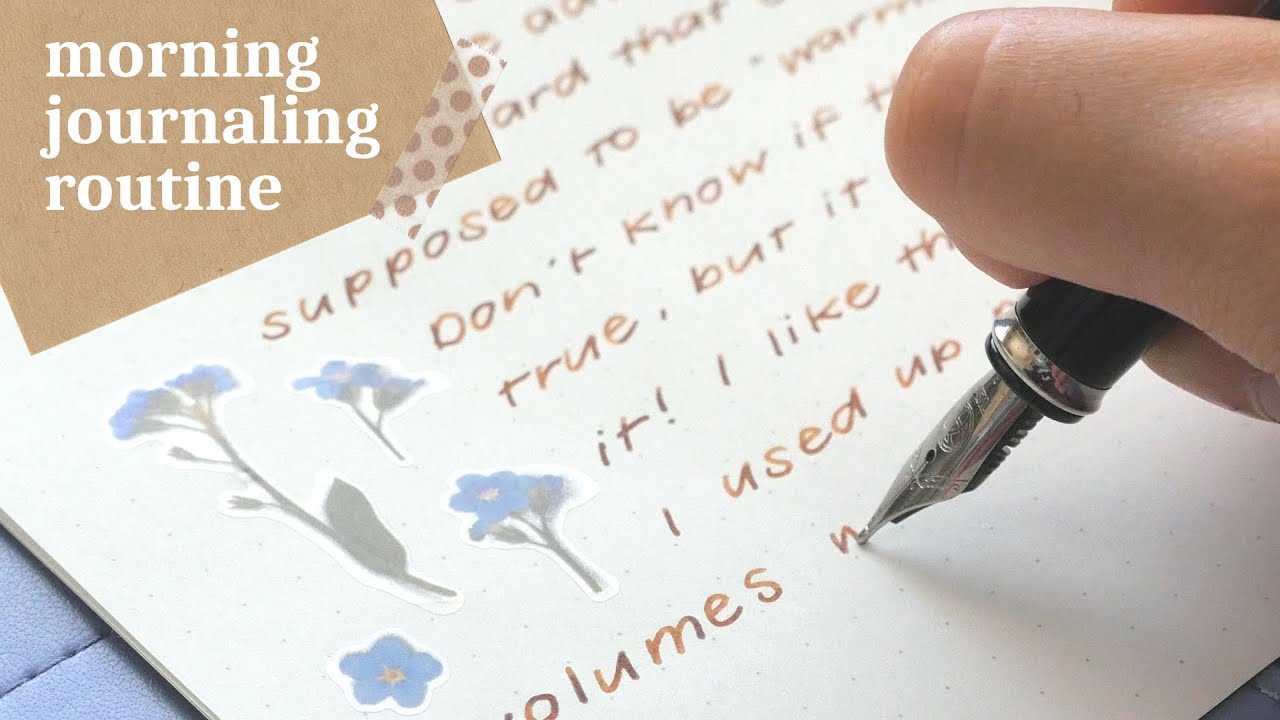 Real Time Journal with Me 🖋️ Pretty Handwriting Relaxing ASMR (No Talking)