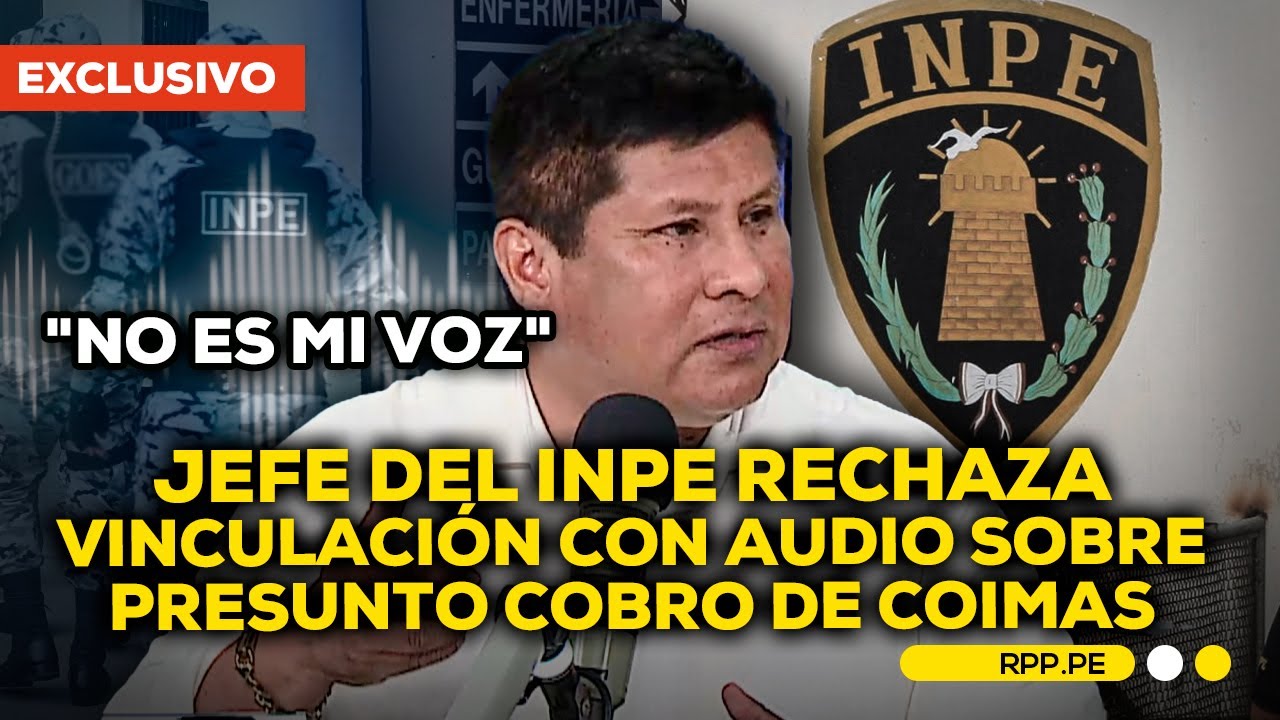 Jefe del INPE responde por presunto cobro de coimas #ROTATIVARPP