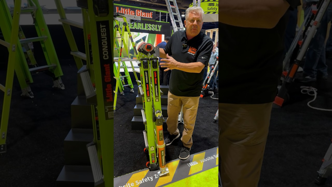 This ladder does everything! #ladders #cooltools #laddersafety #toolsofthetrade #painter #toolstoday