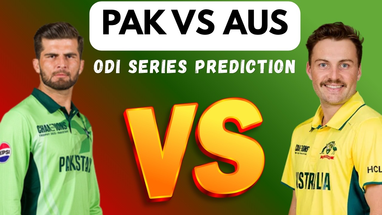 AUS VS PAK ODI Series Prediction