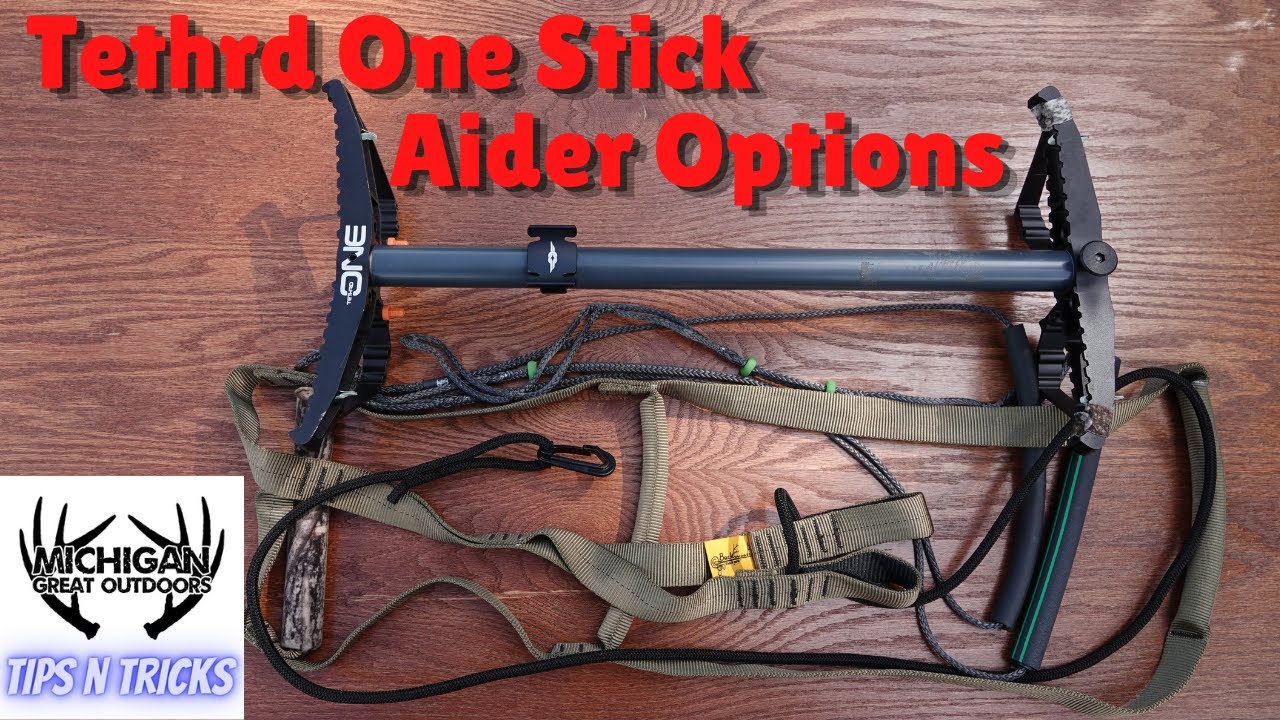 Tethrd One Stick Aider Options - Real Deal Amsteel, The Amsteel Guy, Back Woods Mobile Gear