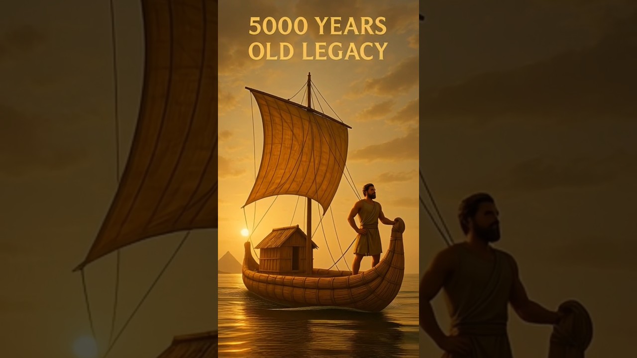 World’s First Ship || Ancient Egyptian Reed Boat 