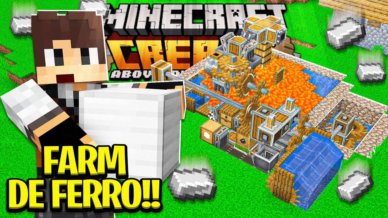 🔩 FARM DE FERRO BOLADONA! CREATE ABOVE AND BEYOND! #8