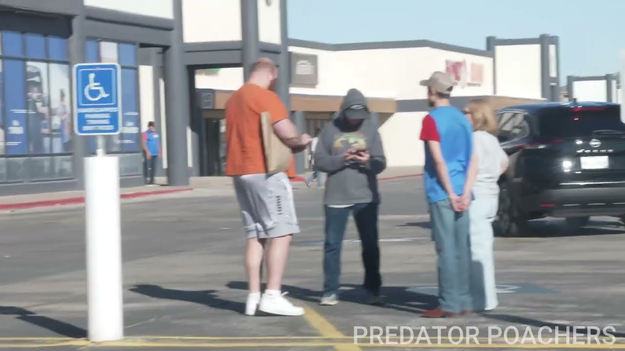 Pred Gets Caught In Front Of HIS FAMILY At WORK ARRESTED (Midland, Texas)