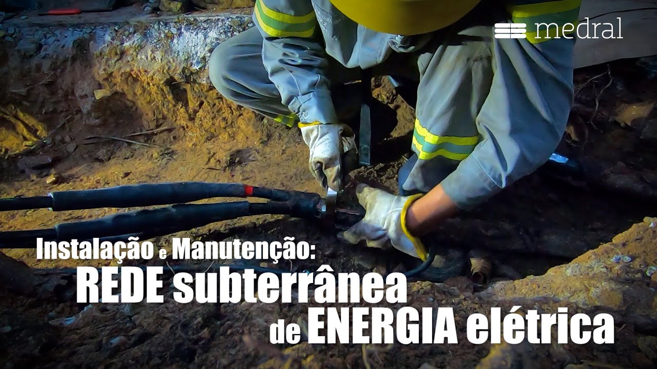 V&iacute;deo Institucional de Engenharia | Rede El&eacute;trica Subterr&acirc;nea Manuten&ccedil;&atilde;o Cabos XLPE de Baixa Tens&atilde;o