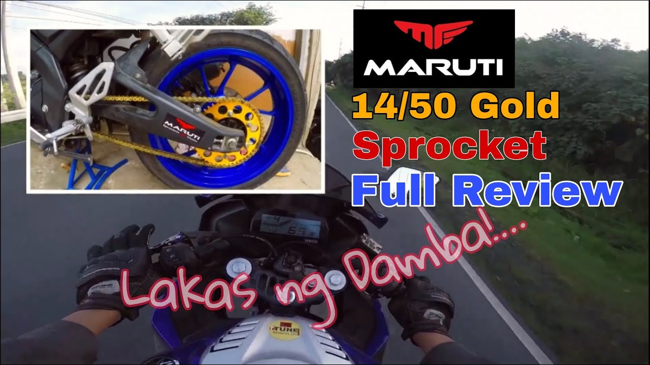 Maruti Sprocket 14/50 Full Review | Yamaha R15v3 | Fuel Consumption | Maruti Morong Rizal