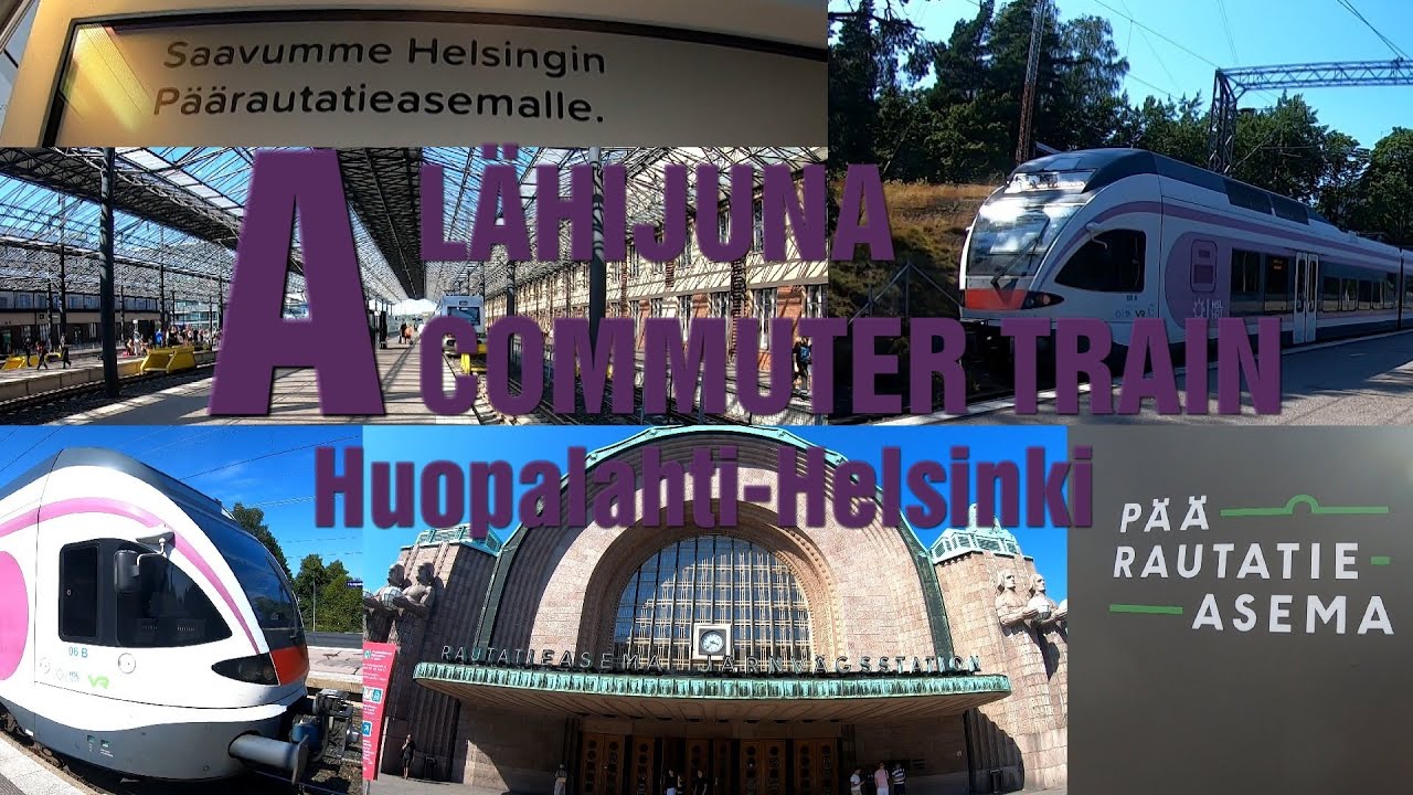 A-juna A train Huopalahti-Helsinki