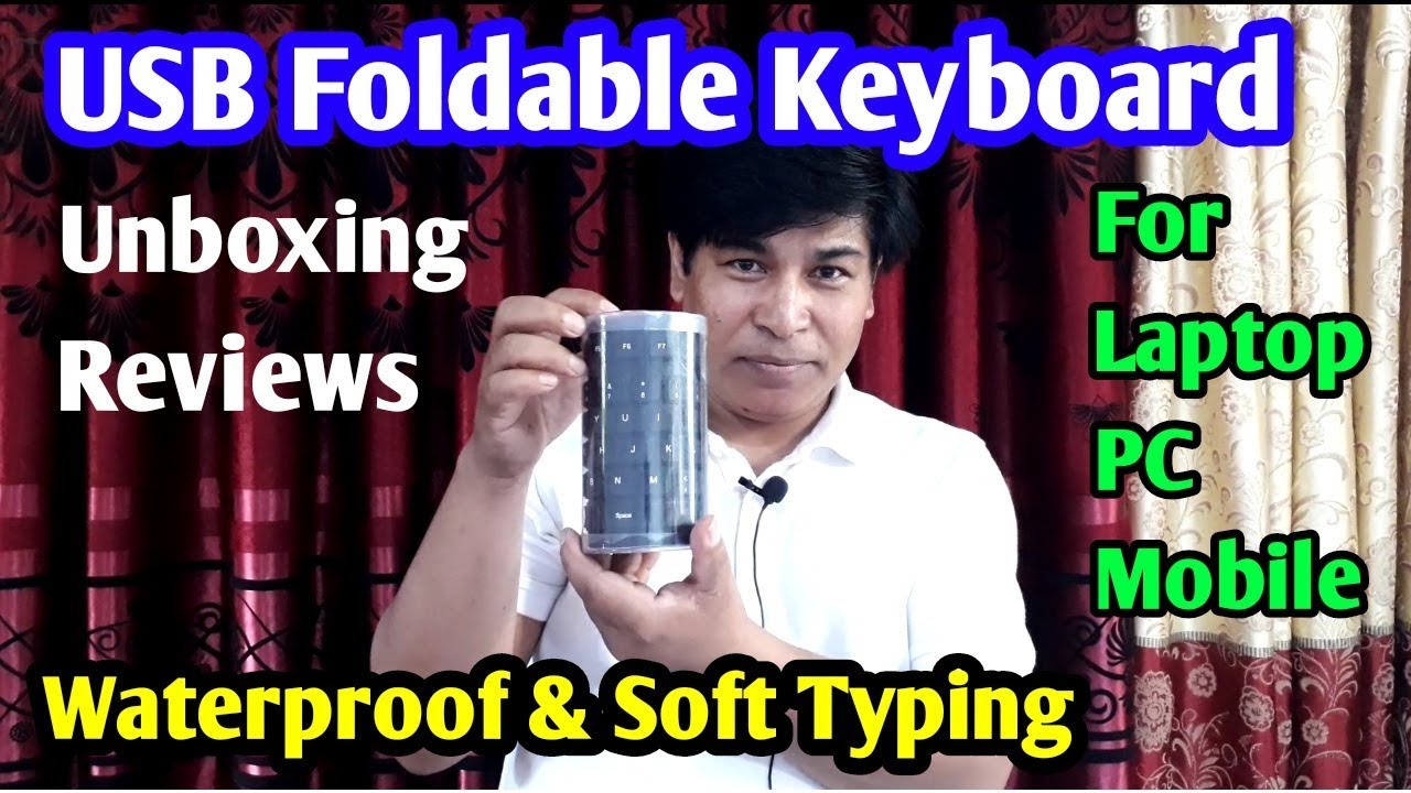 USB Foldable Keyboard For Laptop, PC & Smartphones - Unboxing & Reviews [In Nepali]