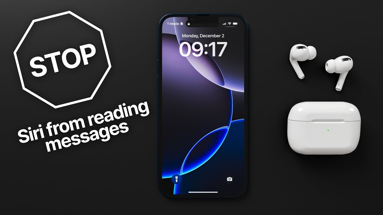 Stop Siri From Reading Messages on AirPods & Apple CarPlay