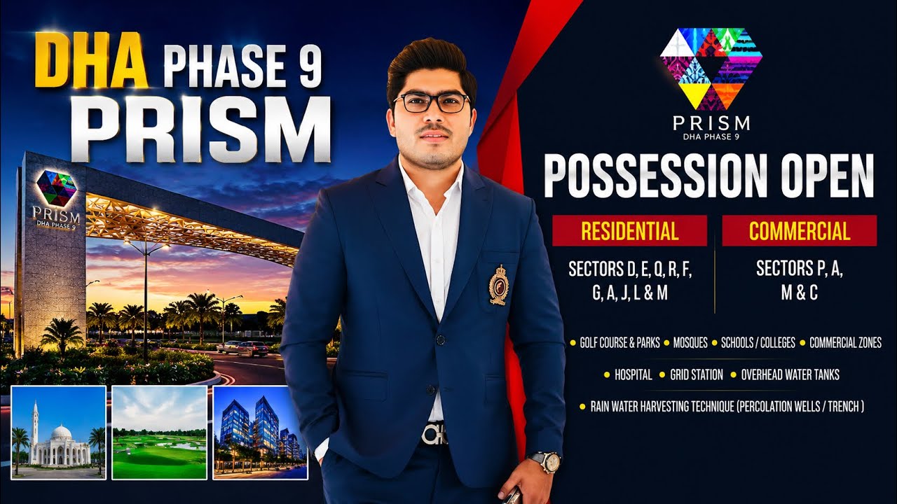 DHA Phase 9 Prism Lahore: Обновление информации об открытых для заселения кварталах 2026 | Новост...