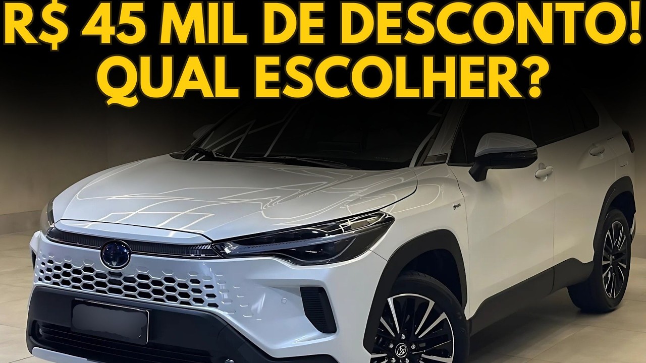 PCD 2025: Corolla Cross XR ou Eclipse Cross? R$ 45 Mil de Desconto! Qual Vale Mais?