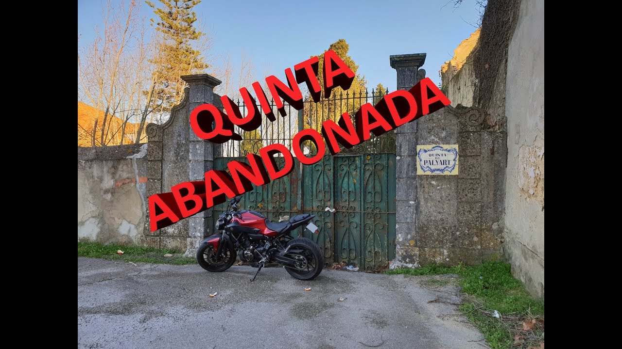 A QUINTA ABANDONADA DO PALYART - VFX - YAMAHA MT 07